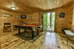 Terrace level gameroom